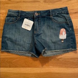 Gymboree Girls size 12 jean shorts